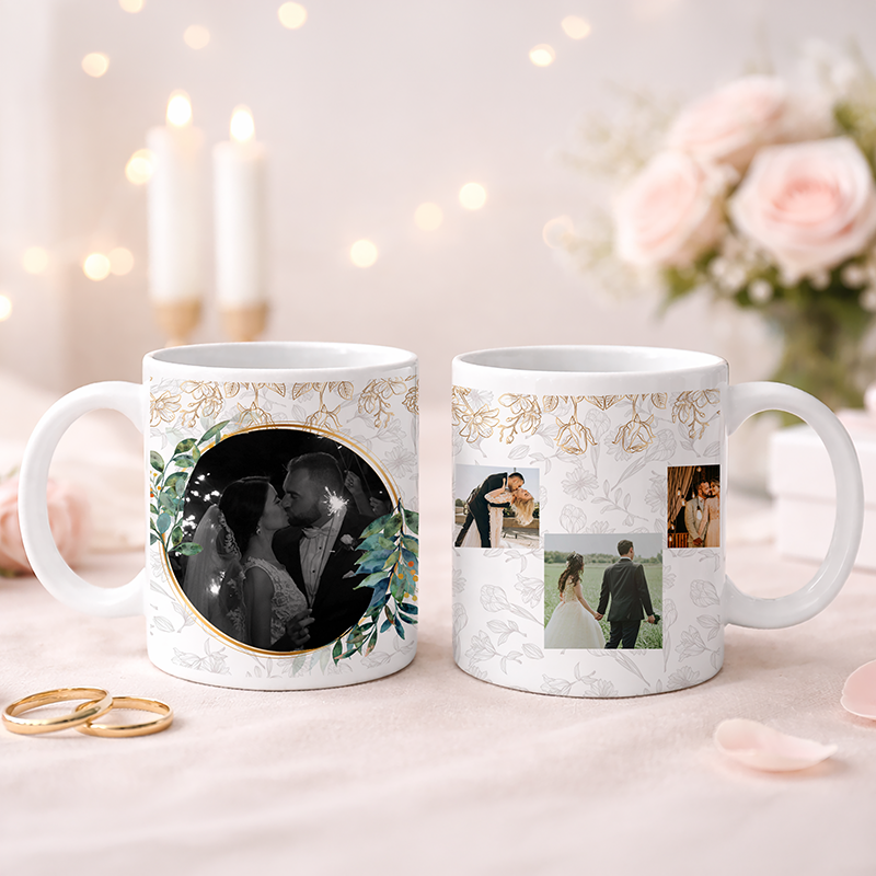 Mug Blanco Plantillas Eventos Sociales