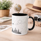 Mug Blanco Plantillas Vacaciones