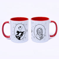 Mug Color Interno Rojo Halloween
