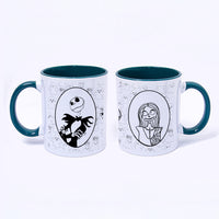Mug Color Interno Azul Oscuro Halloween